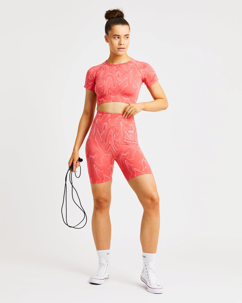 AYBL Velocity Seamless Crop Top Koraal | 7958130-IQ