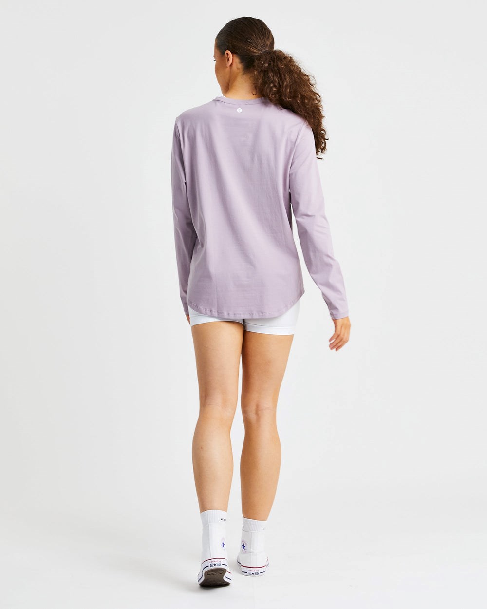 AYBL Everyday Oversized Long Sleeve T Shirt Muted Mauve | 6947803-UN