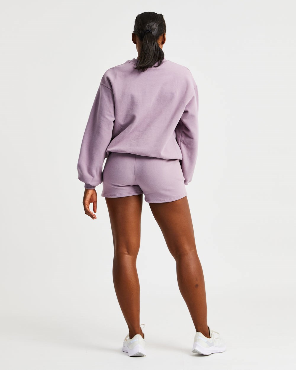 AYBL Everyday Oversized Shorts Muted Mauve | 4620917-IN