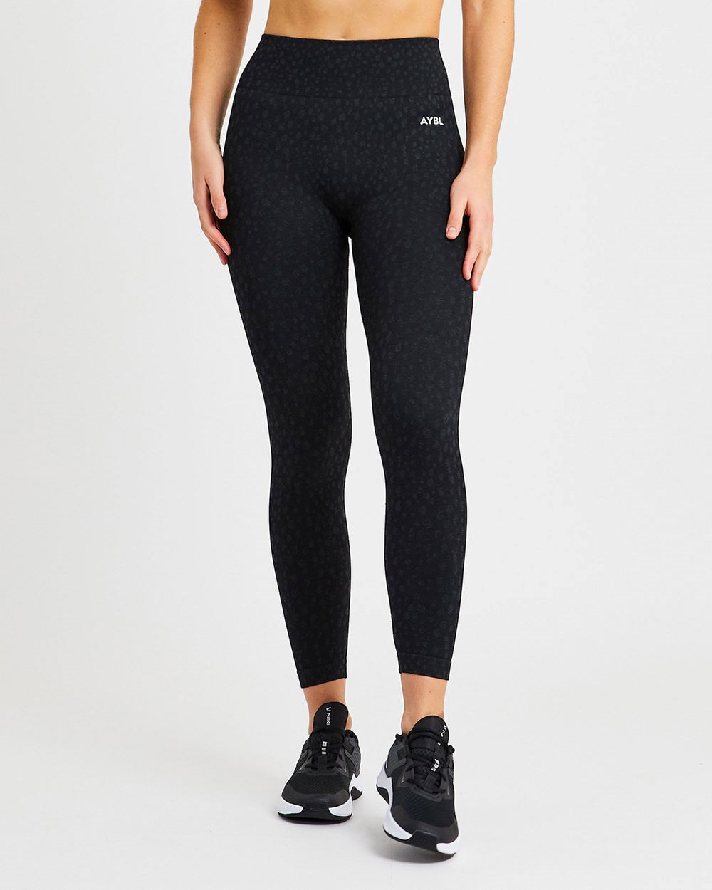 AYBL Evolve Speckle Seamless Leggings Zwart | 1340798-XQ