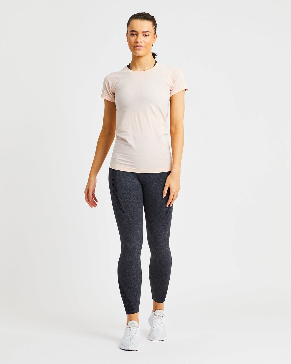 AYBL Embrace Seamless T Shirt Soft Peach | 1485967-YC