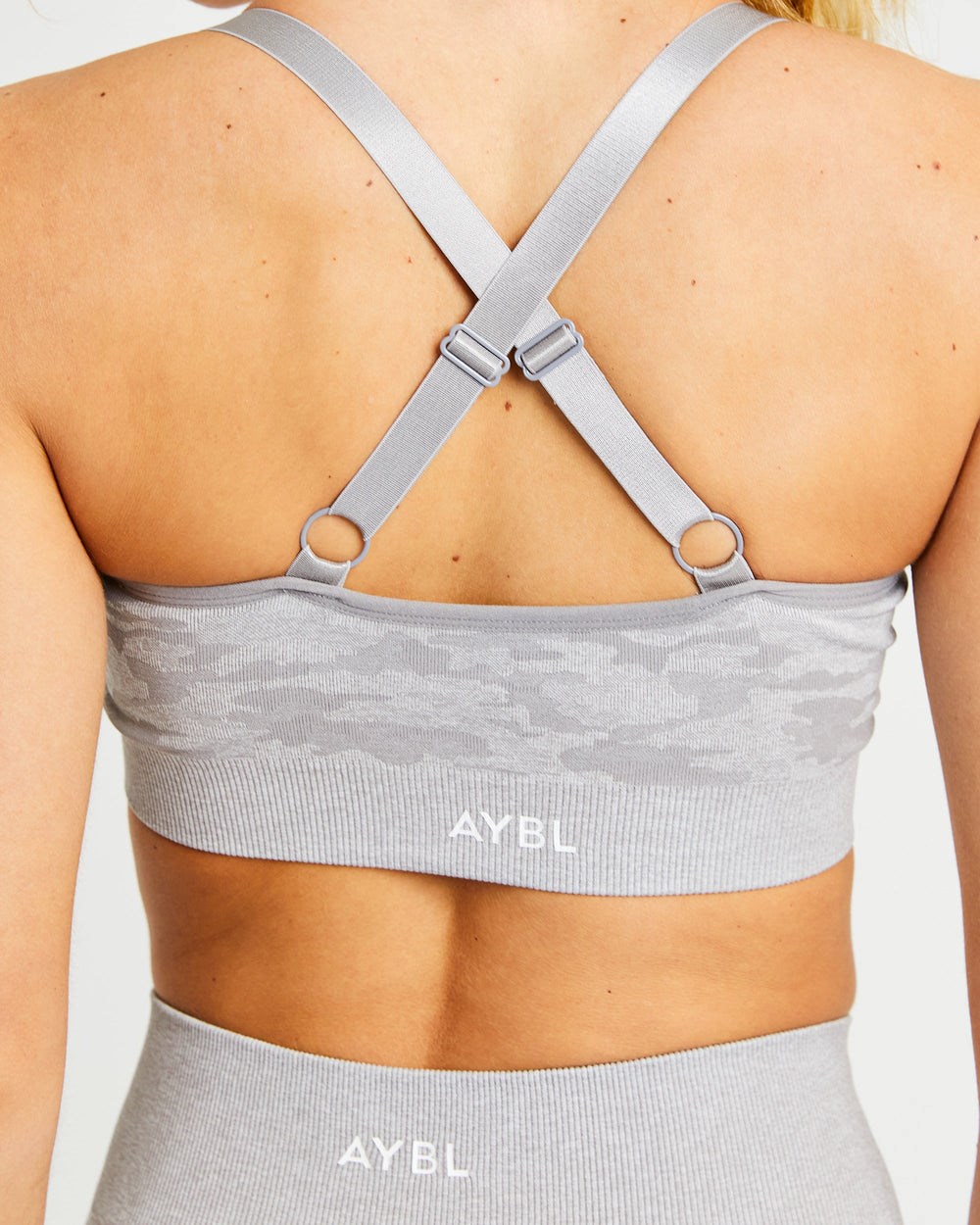 AYBL Evolve Camo Seamless Sports Bra Grijs | 9083152-PF