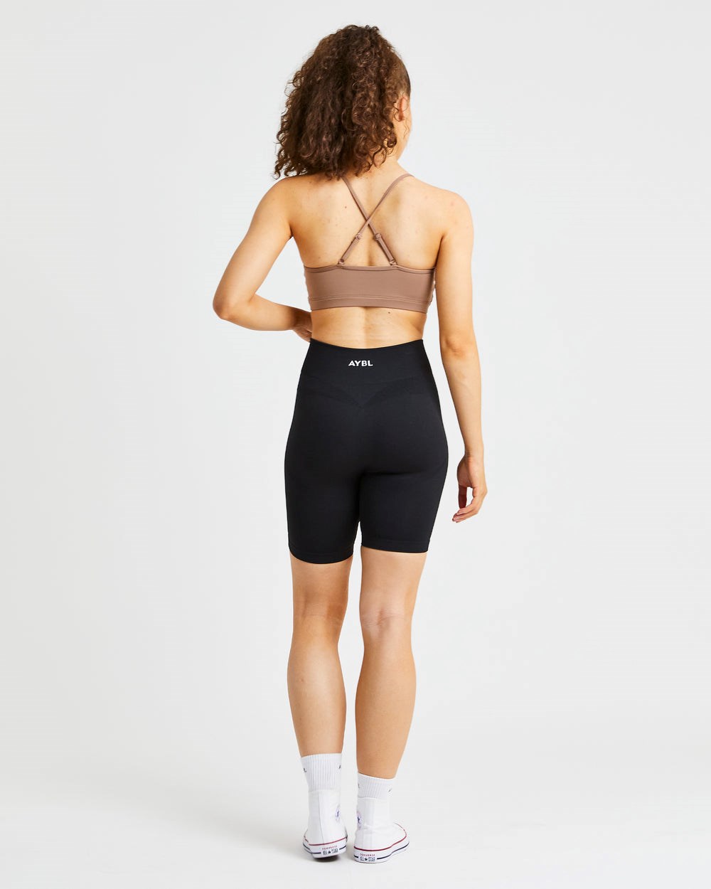 AYBL Essential V Neck Sports Bra Bruin | 0149652-VN