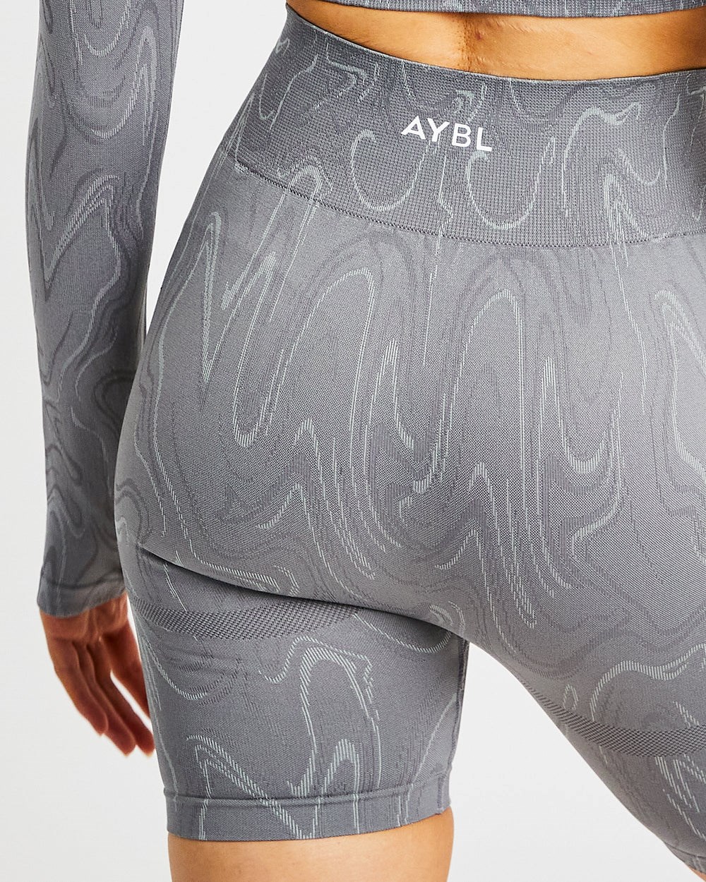 AYBL Velocity Seamless Shorts Grijs | 9802431-EM