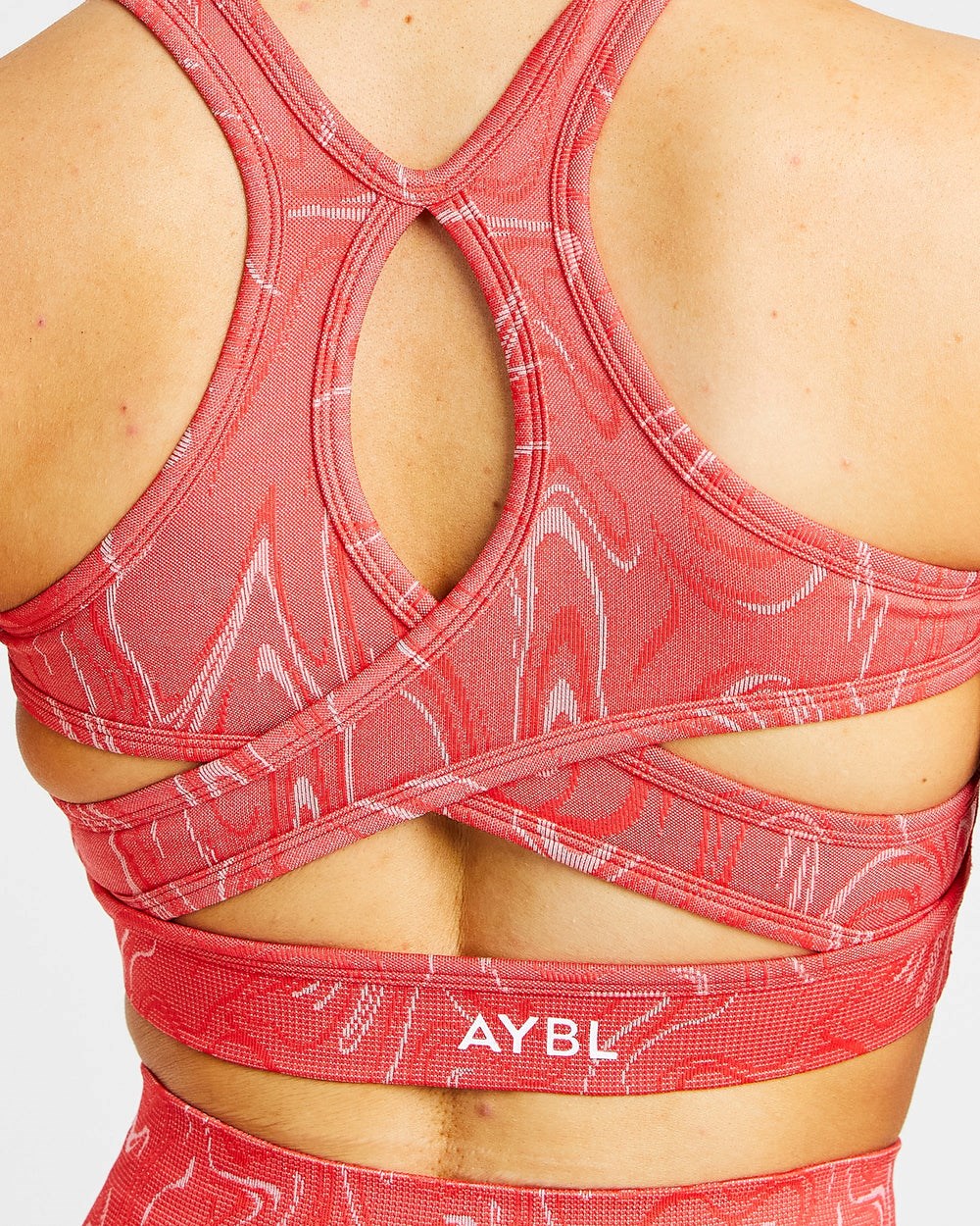 AYBL Velocity Seamless Sports Bra Koraal | 5048631-KJ