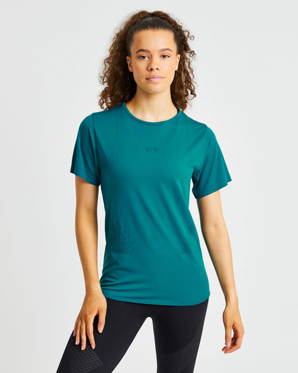 AYBL Ignite T Shirt Hyper Teal | 7951604-YO