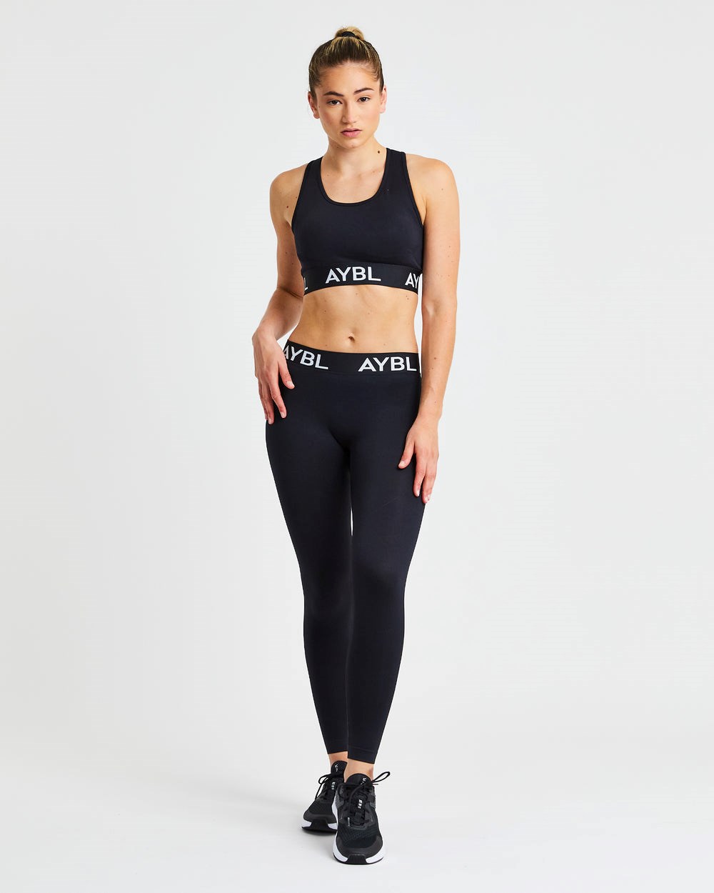 AYBL Staple Seamless Low Rise Leggings Zwart | 4382971-FQ