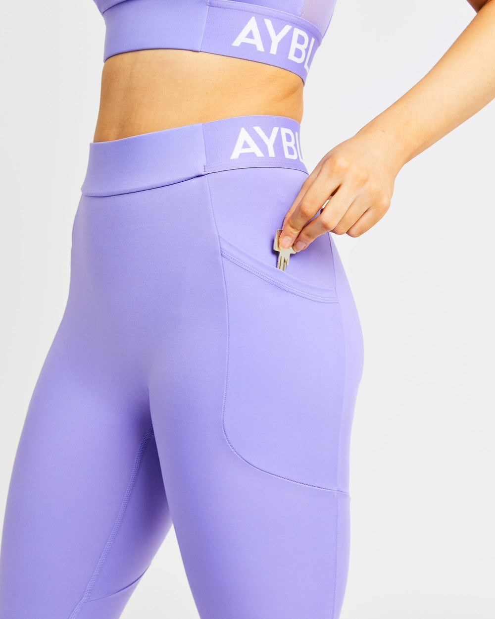 AYBL Training Leggings Paars | 5047832-JA