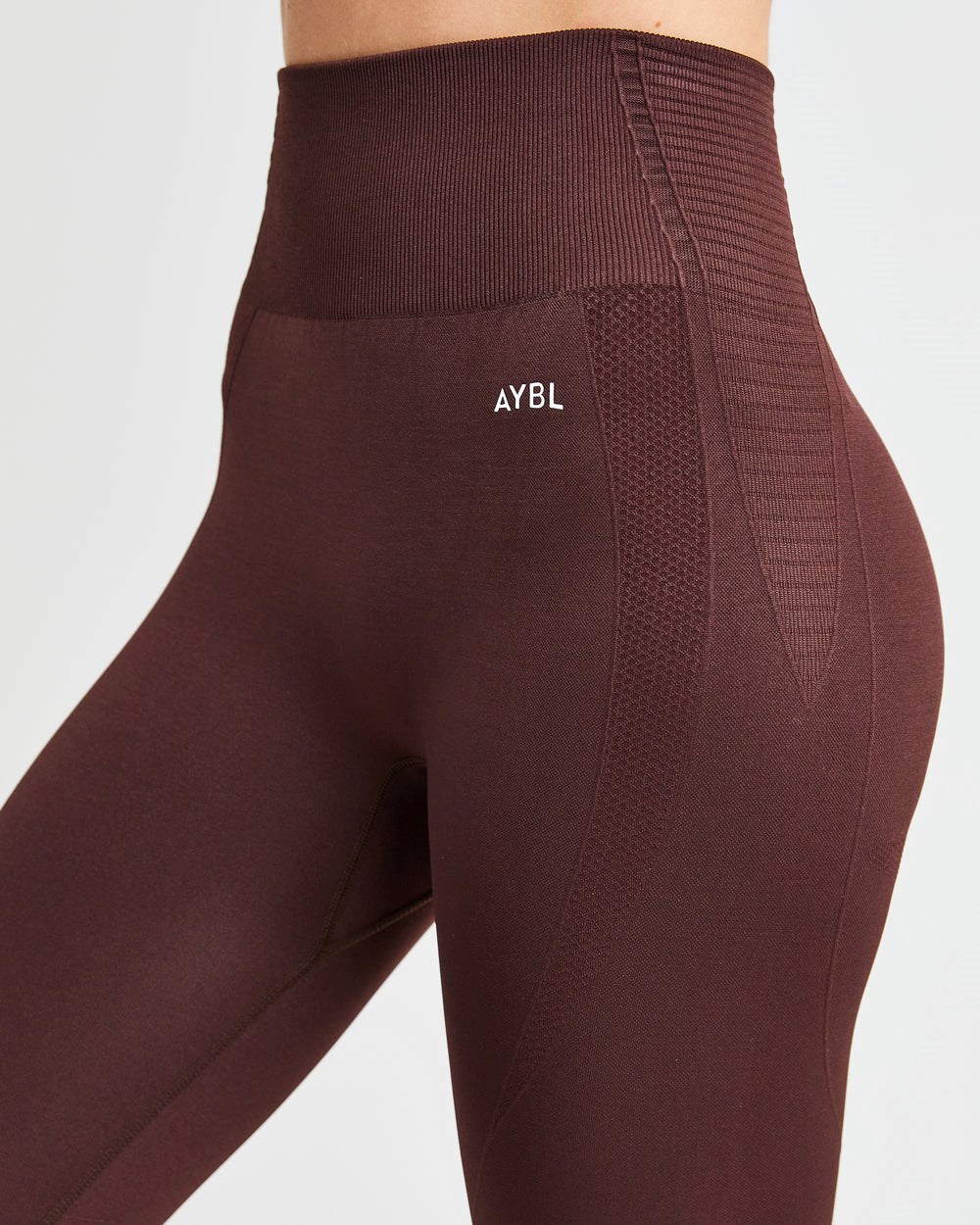 AYBL Balance V2 Seamless Leggings Chocola Bruin | 0938421-AQ