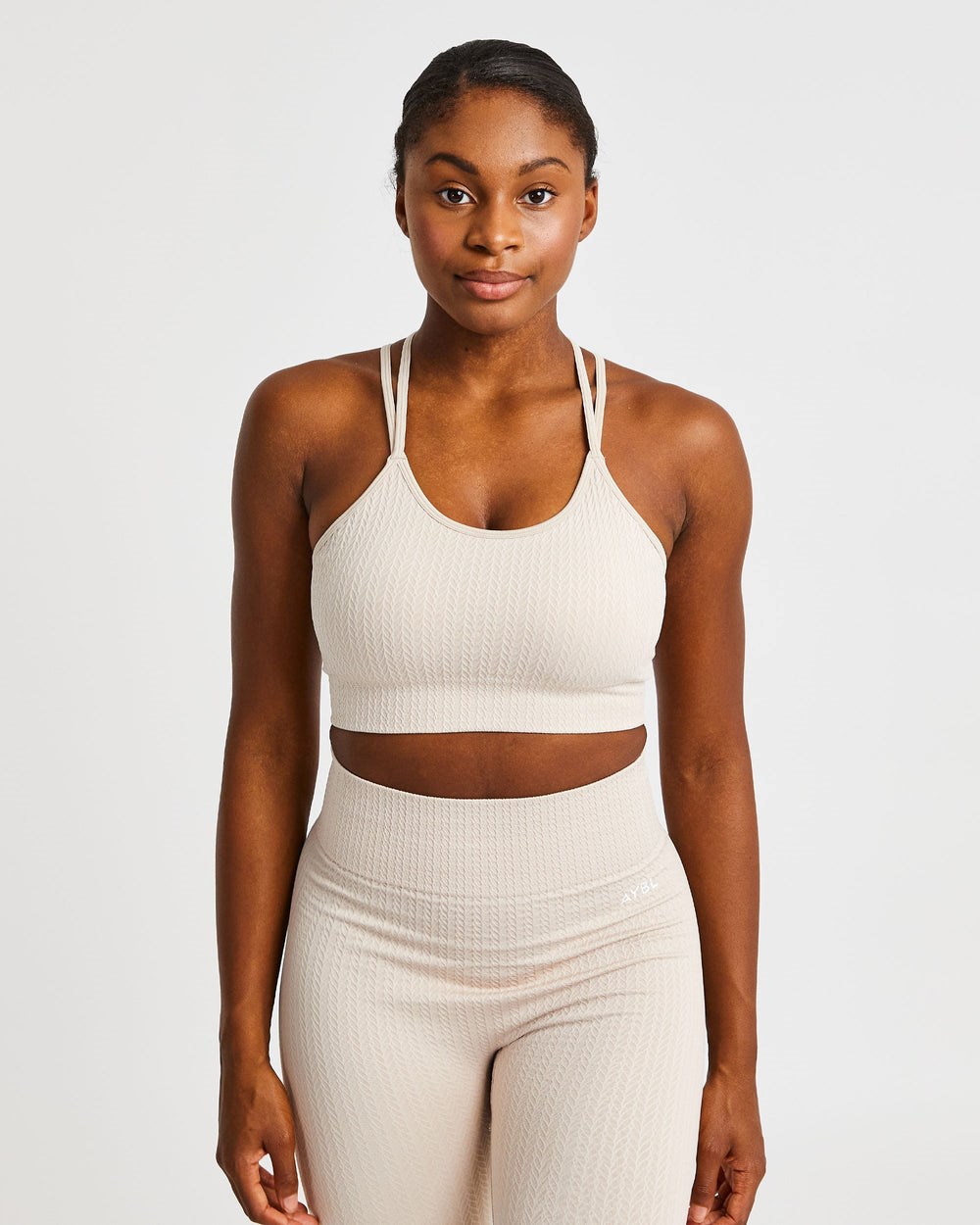 AYBL Luxe Seamless Sports Bra Sand | 7529180-JC