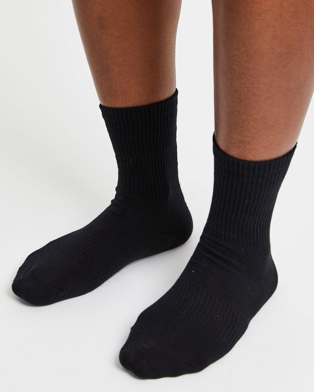 AYBL Everyday Back Stripe Crew Socks (3 Pack) Zwart | 3271508-JH