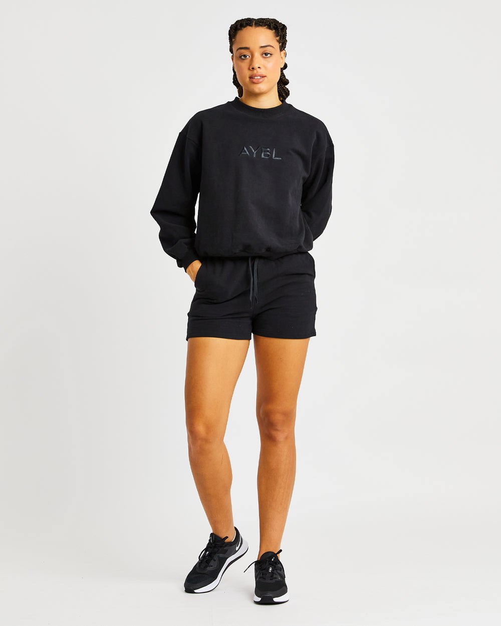 AYBL Everyday Oversized Shorts Zwart | 0712436-NL