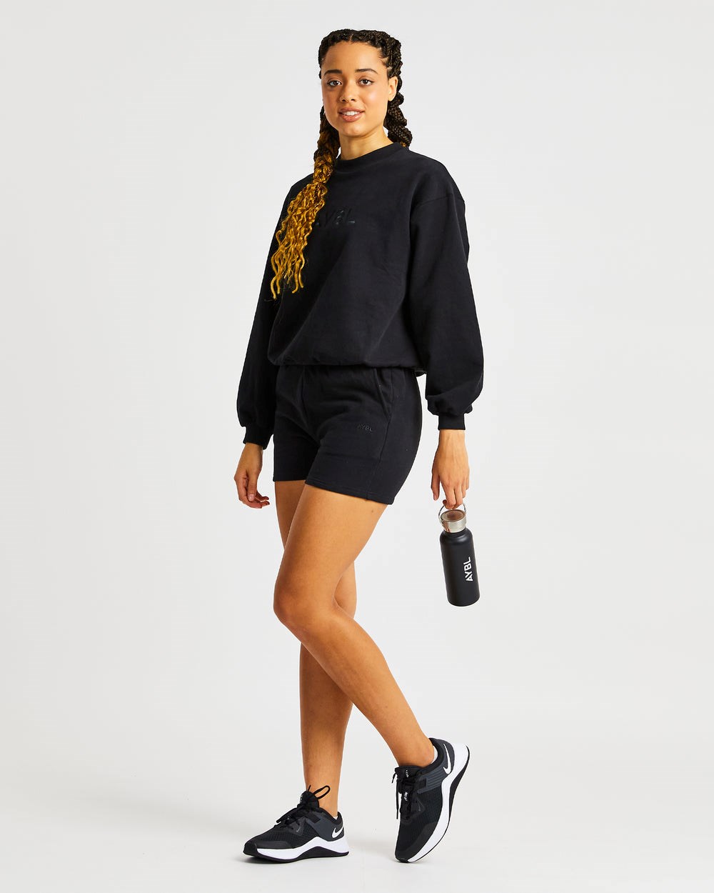 AYBL Everyday Oversized Shorts Zwart | 0712436-NL