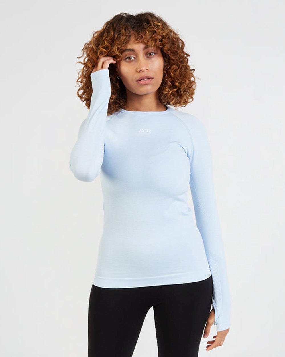 AYBL Motion Seamless Long Sleeve Top Blauw | 6517048-XJ