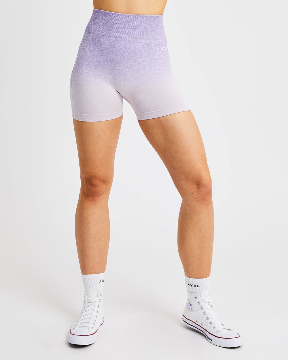 AYBL Pulse Ombré Seamless Shorts Lilac | 8256379-WE