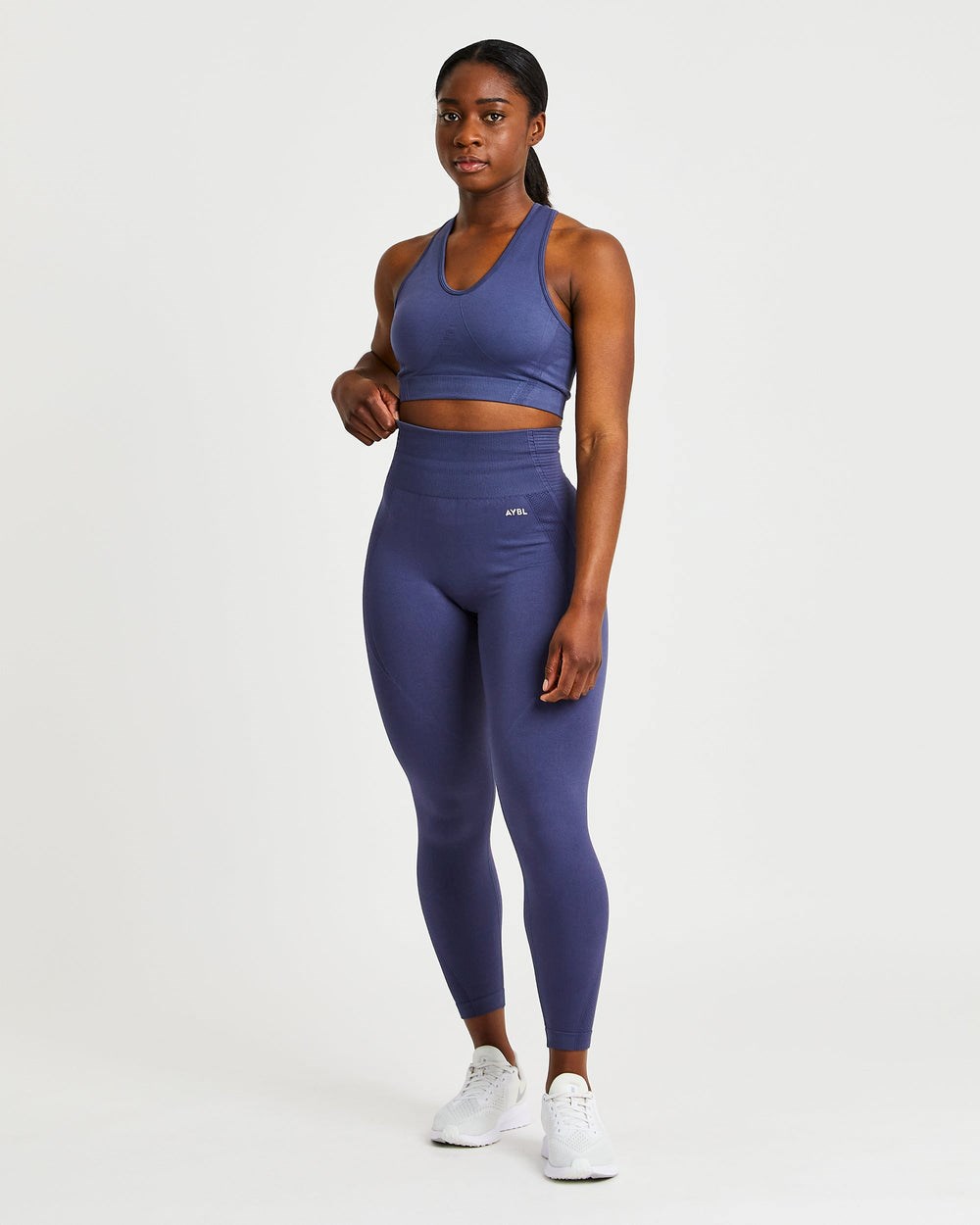 AYBL Balance V2 Seamless Leggings Donkerblauw Blauw | 7528409-TL