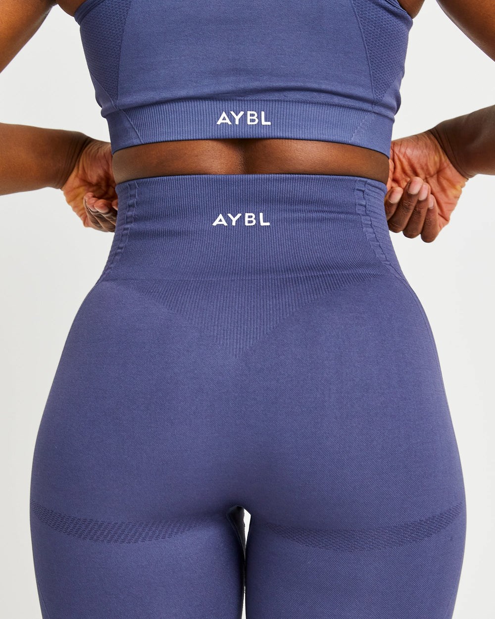 AYBL Balance V2 Seamless Leggings Donkerblauw Blauw | 7528409-TL